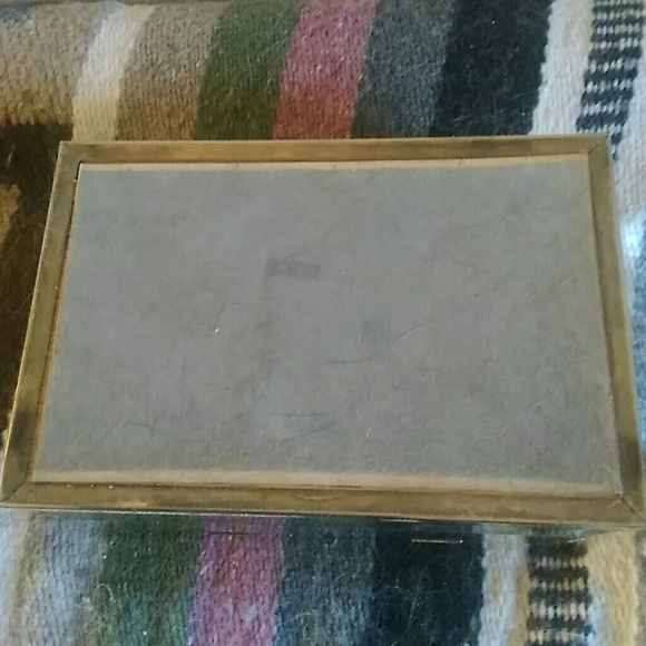 Vintage beveled mirror jewelry box - Picture 4 of 5